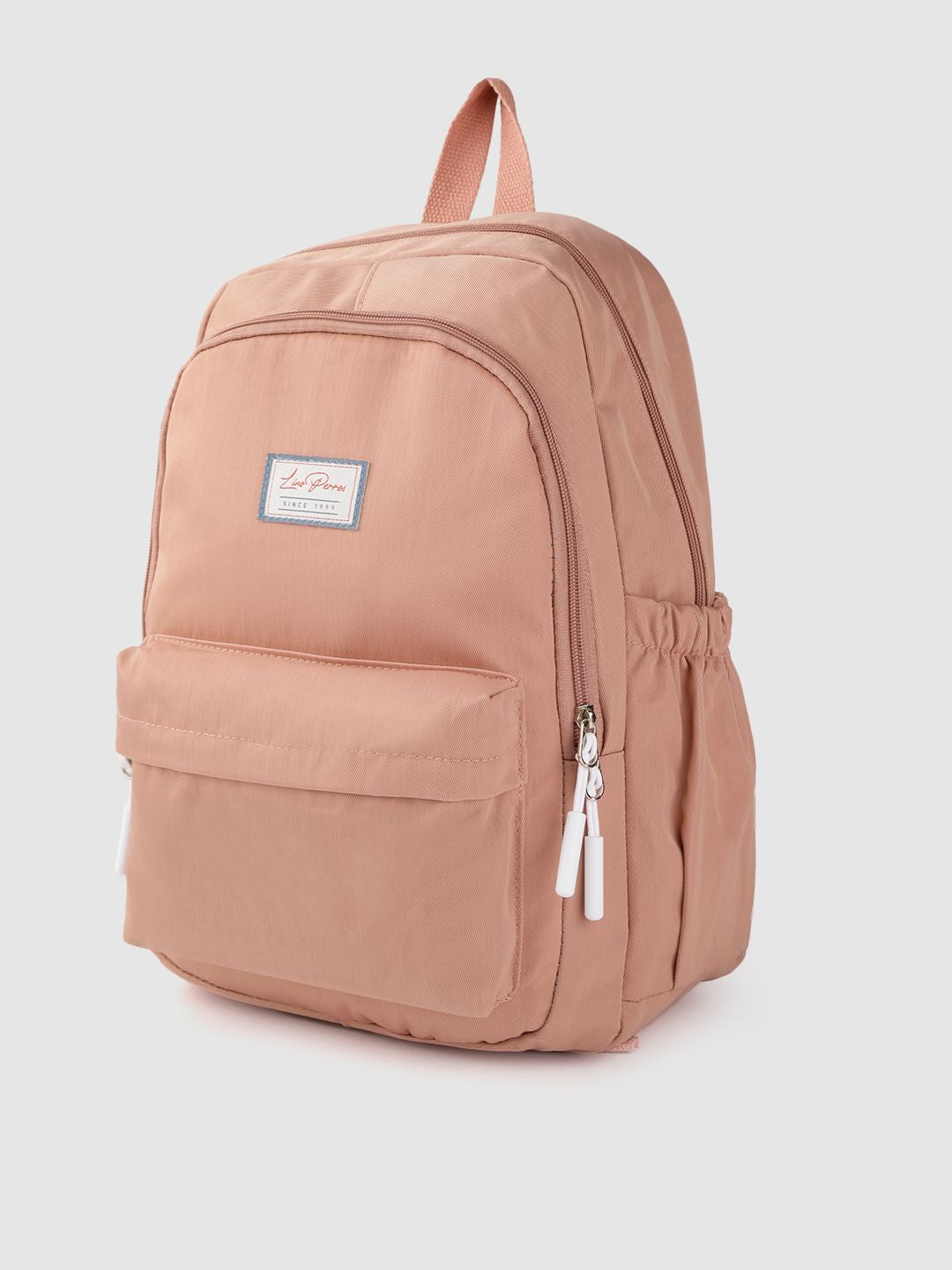 Lino Perros Women Pink Solid Laptop Backpack