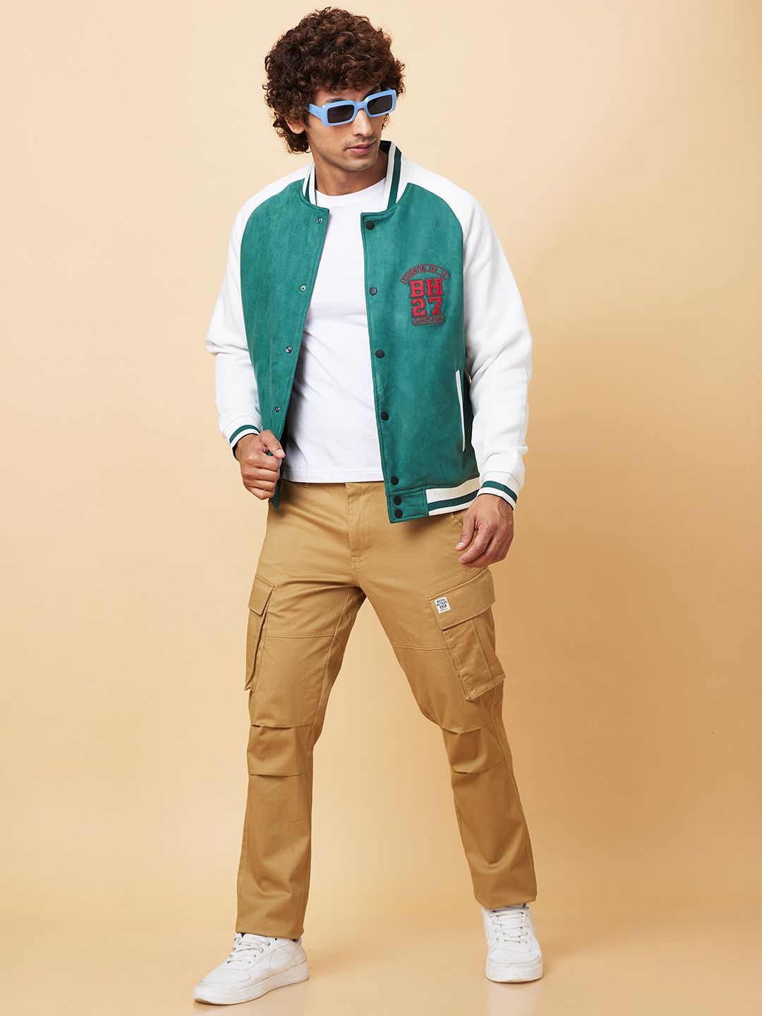 Being Human Colourblocked Varsity Jacket