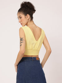 DressBerry Pastel Play Flirty Bows Blouson Top