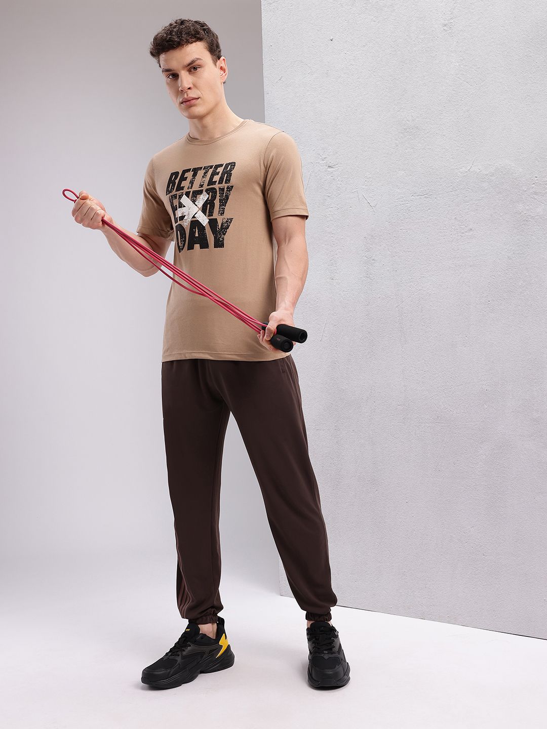 HRX by Hrithik Roshan Typography Printed Training T-shirt