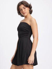 DressBerry Polished Sass Mini Bandeau Dress