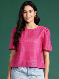 DressBerry Self-Designed Lace Inserted Top