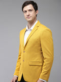 Park Avenue Self Design Super Slim Fit Single-Breasted Formal Blazers