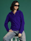 DressBerry Acrylic Ribbed Pullover