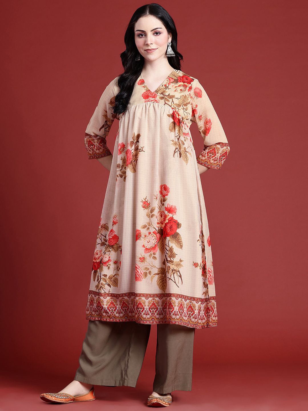 Anouk Floral Empire Kurta