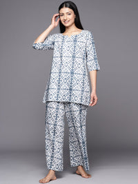 Libas Printed Cotton Night suit