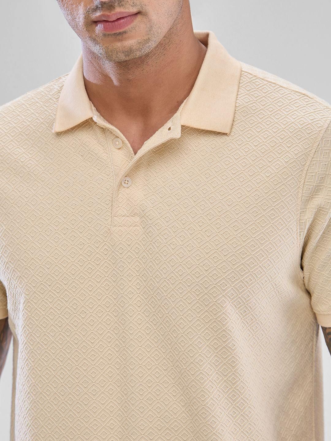 SPYKAR Men Polo Collar Solid Slim Fit T-shirt