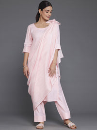 Libas Regular Sequinned Kurta with Palazzos & Dupatta