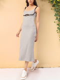 DressBerry Hot Girl Summer Cut-Out Knit Midi Dress