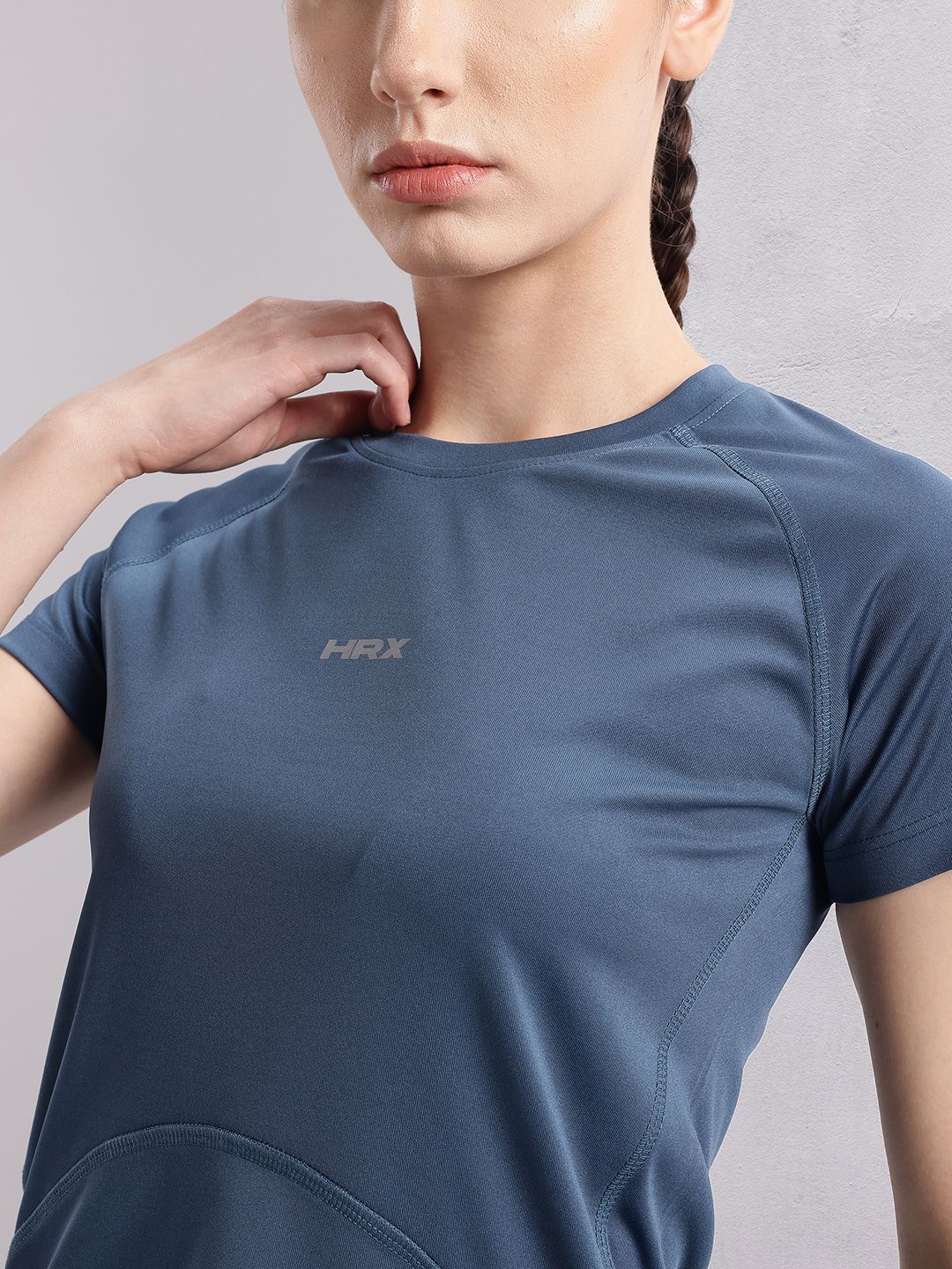 HRX by Hrithik Roshan Raglan Sleeves Training T-shirt