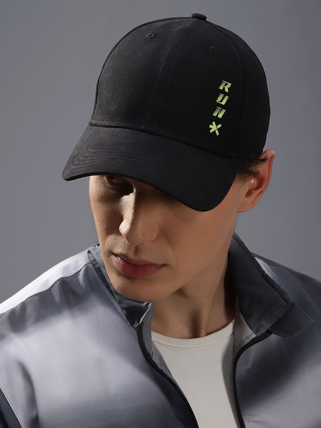 HRX by Hrithik Roshan Men Printed Pure Cotton Baseball Cap