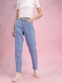 DressBerry Women High-Rise Stretchable Boyfriend Fit Jeans