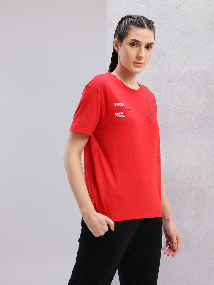 HRX by Hrithik Roshan Printed Relaxed Lifestyle T-shirt