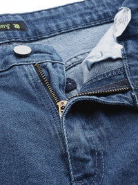 DressBerry Women Blue Bootcut High-Rise Mildly Distressed Stretchable Jeans