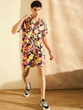DENNISON Printed Shirt & Shorts Co-Ord