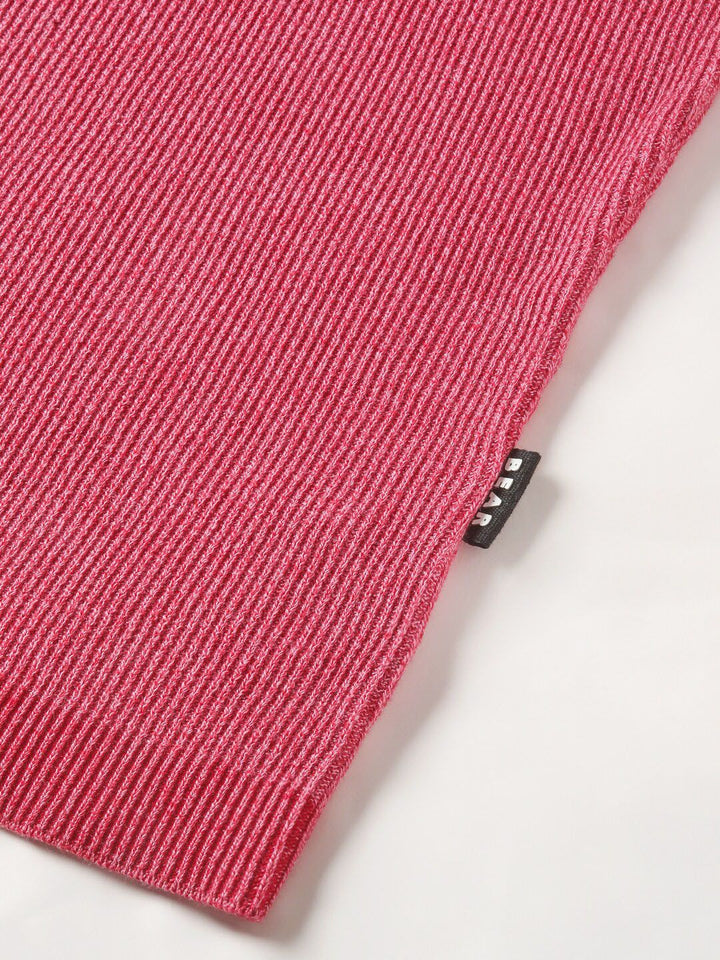 THE BEAR HOUSE Men Self Design Slim Fit Cotton Polo Collar T-Shirt