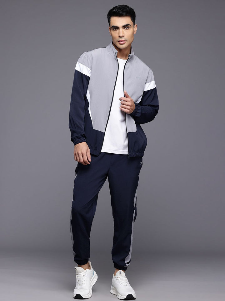 HRX by Hrithik Roshan Colourblocked Rapid-Dry Running Tracksuit