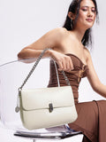 DressBerry Structured Shoulder Bag with Pouch