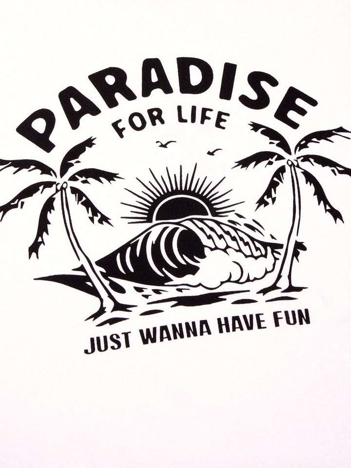 Thomas Scott Round Neck Typography Printed Pure Cotton Oversized T-shirt