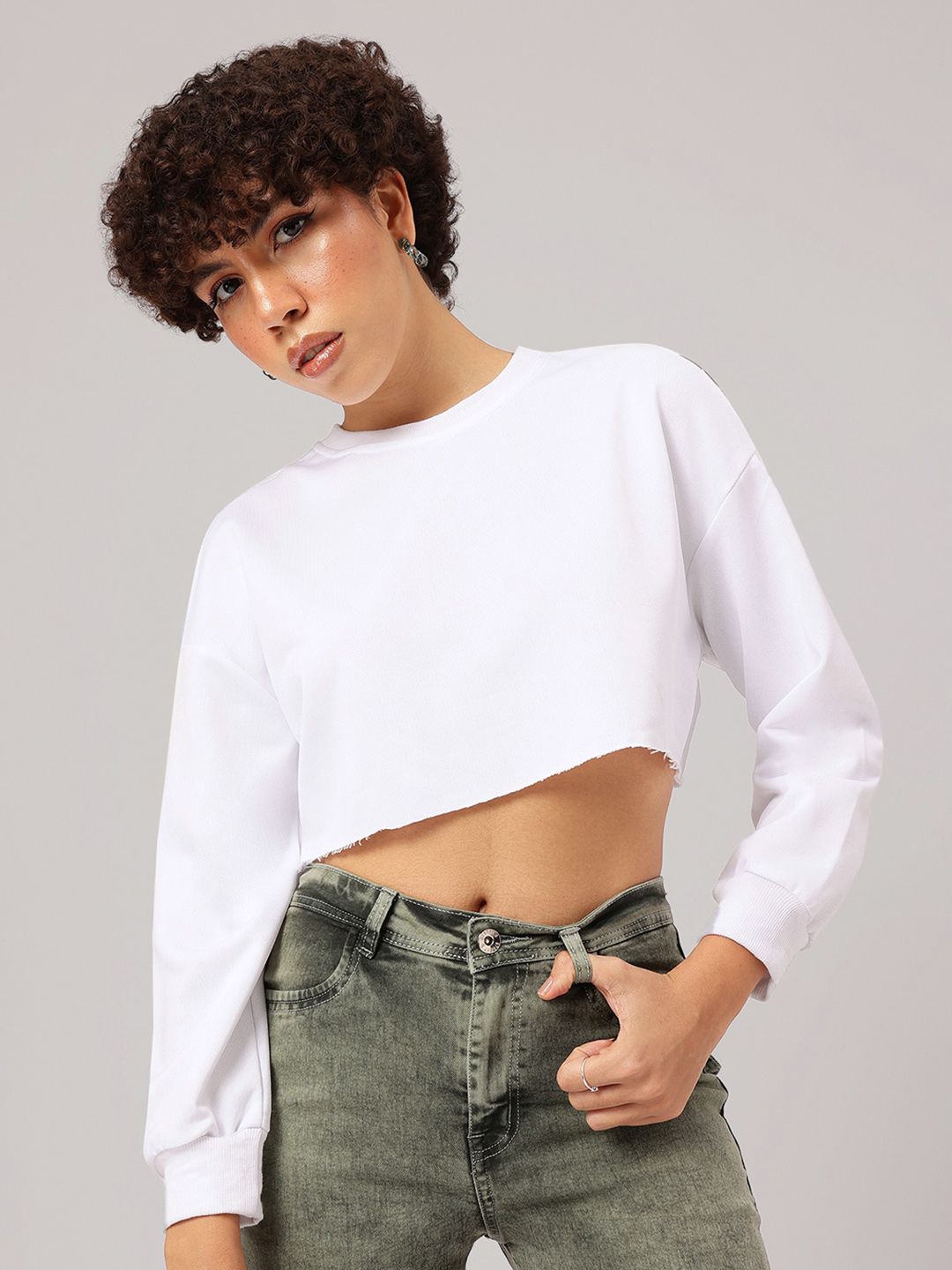 DressBerry Cut-Out Couture Crop Top
