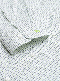 Raymond Pure Cotton Slim Fit Printed Formal Shirt