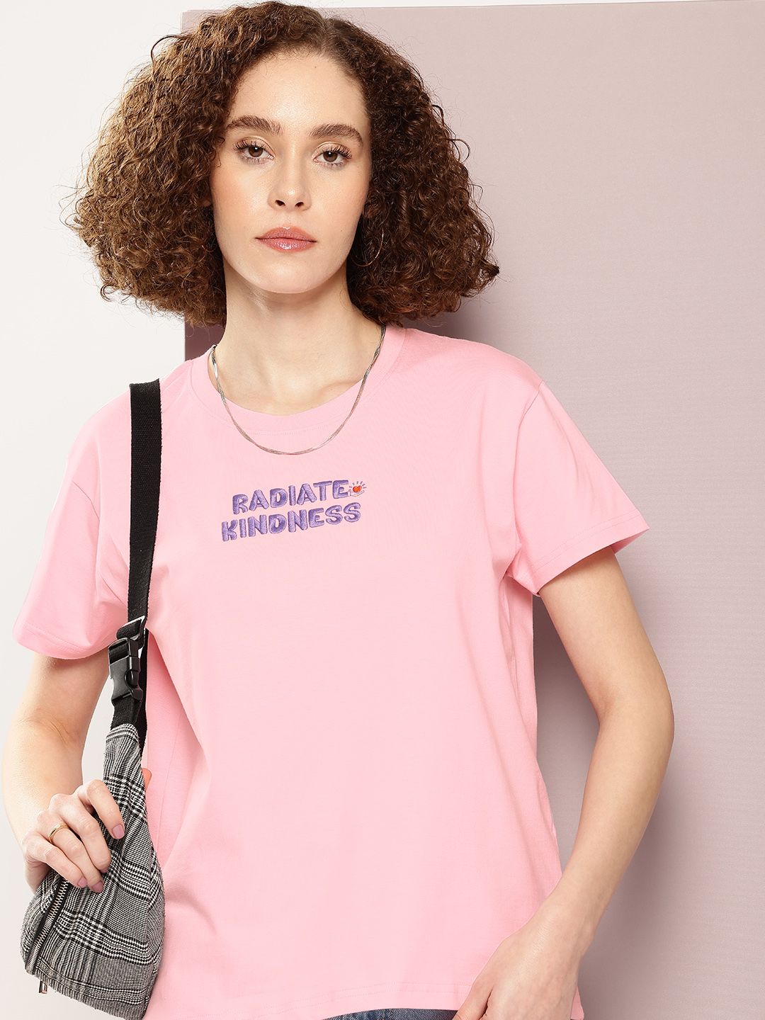 DILLINGER Women Typography Printed Boxy T-shirt