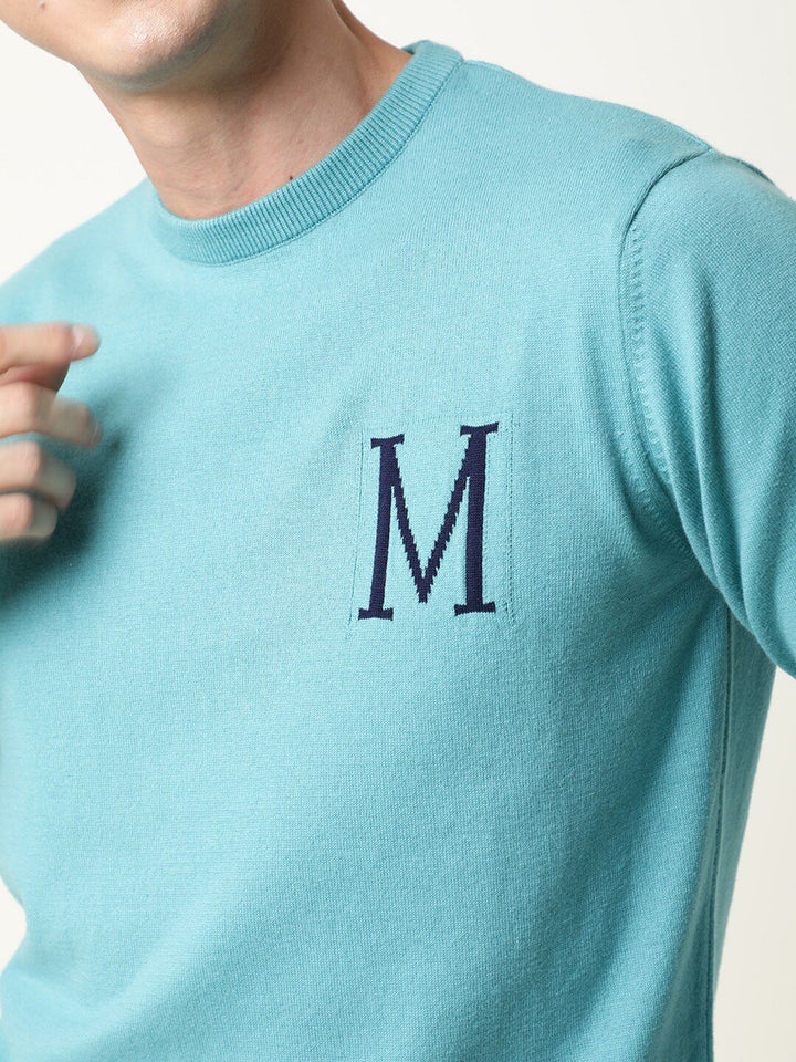 RARE RABBIT Men Alba Slim Fit Round Neck Sweatshirt