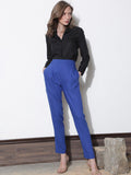 RAREISM Women Slim Fit Pleated Trousers