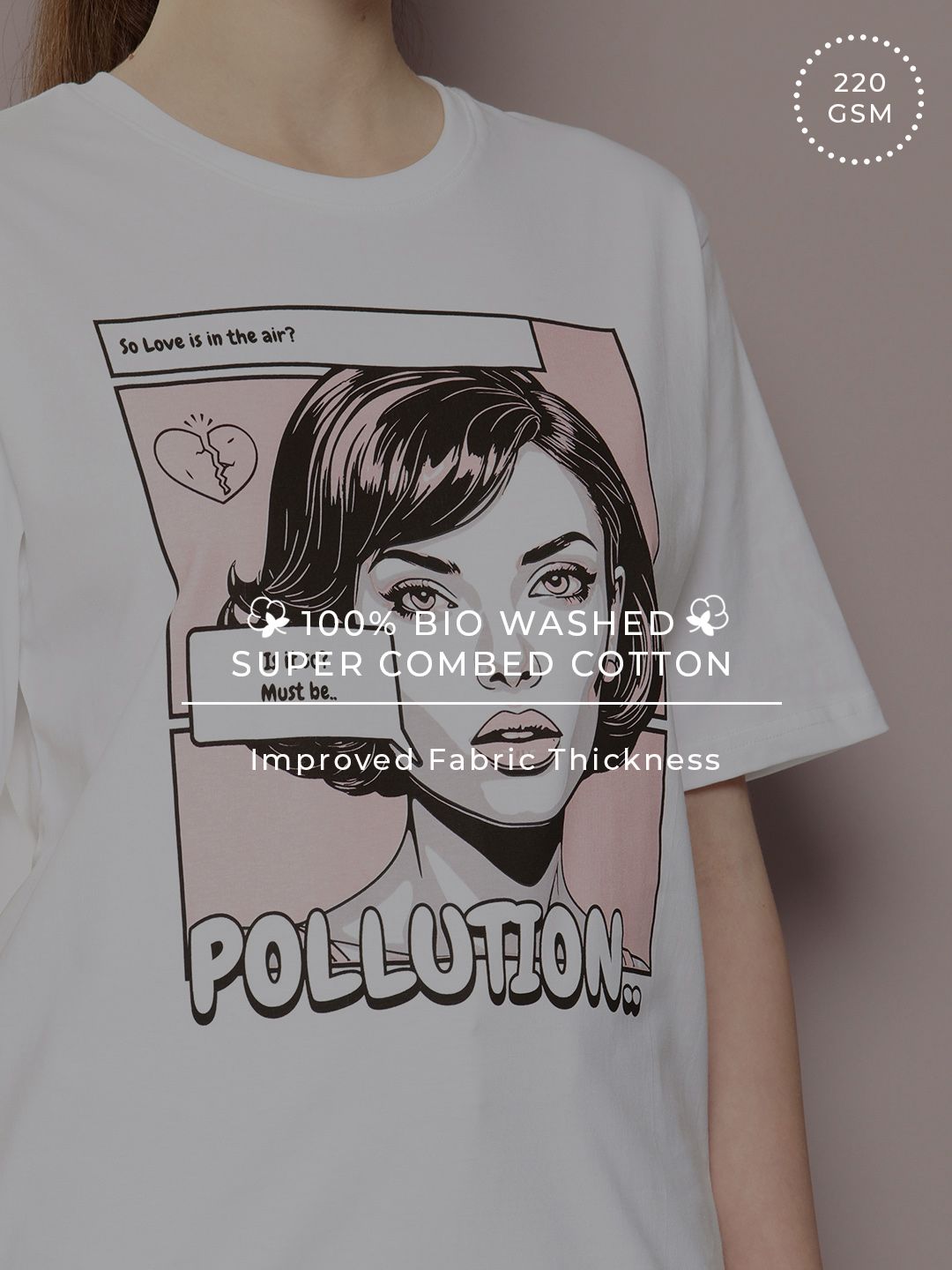 Dillinger Women Oversized Printed Tshirt