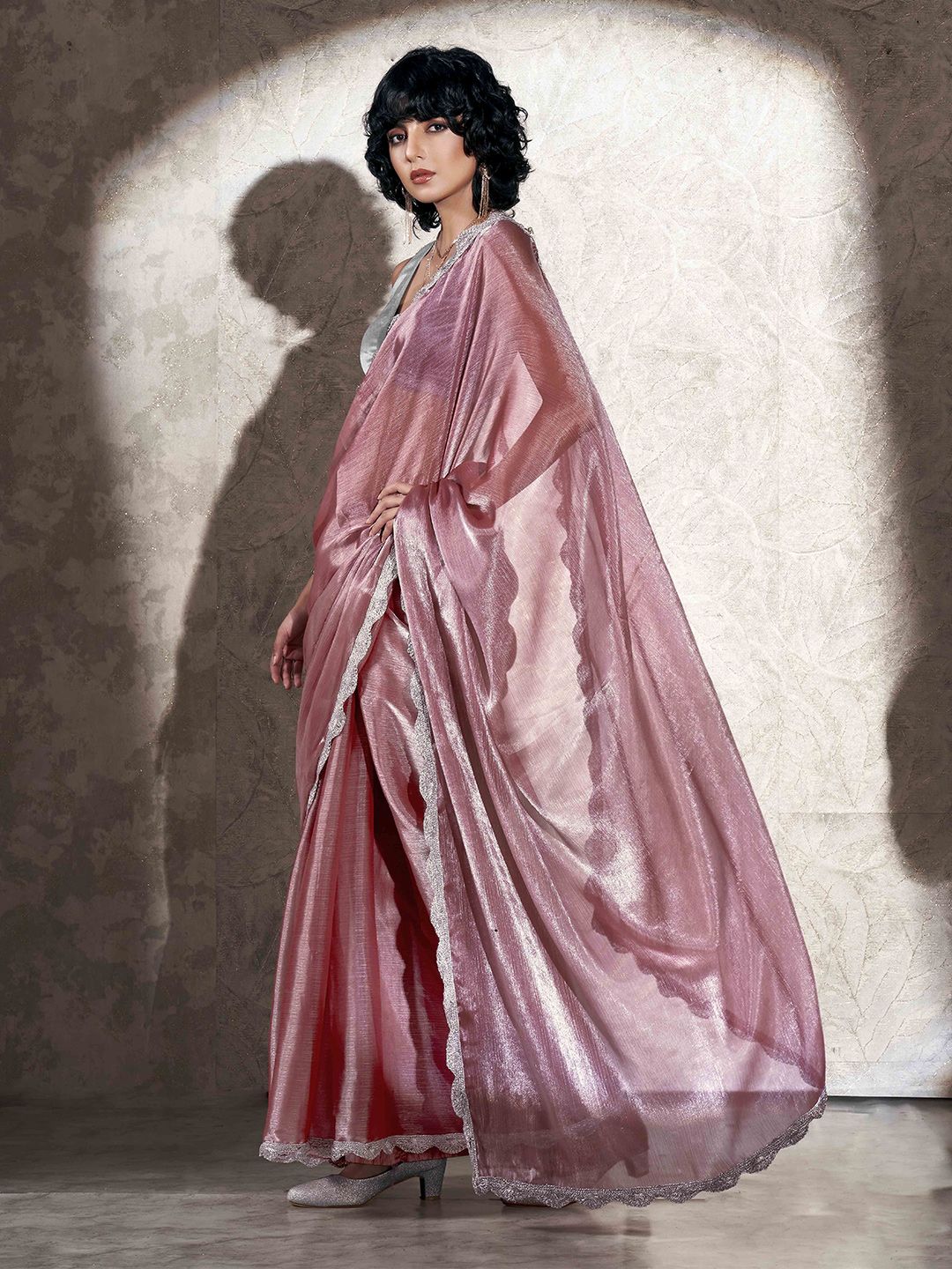 Tikhi Imli Embellished Zari  Saree