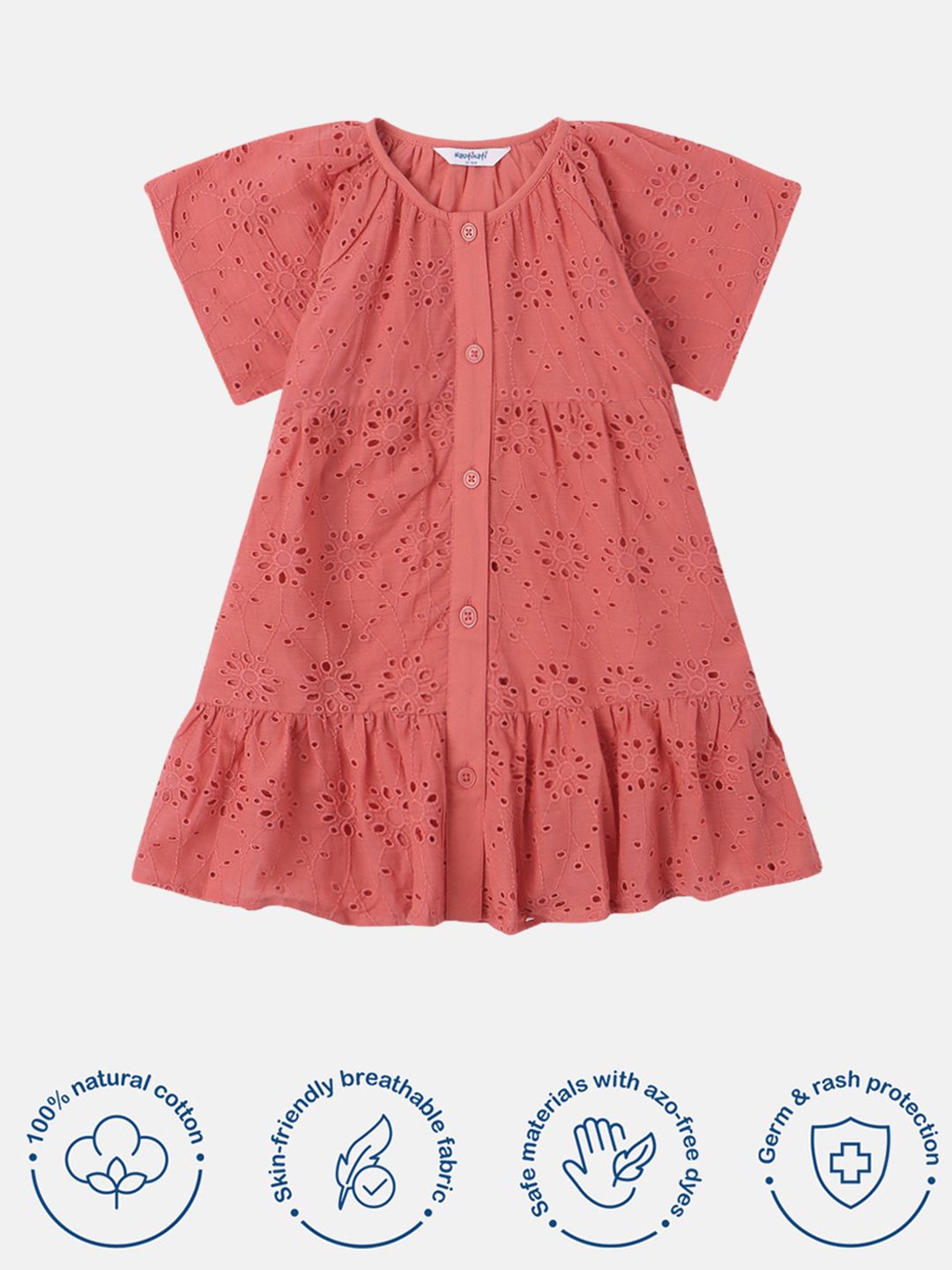 Nauti Nati Cape Sleeve Shirt Dress