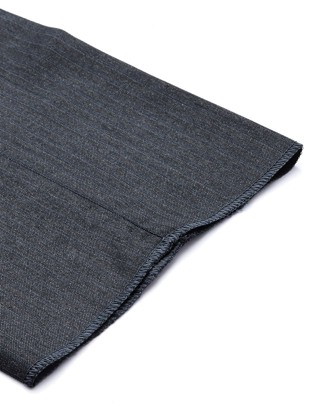 Raymond Men Striped Slim Fit Formal Trousers