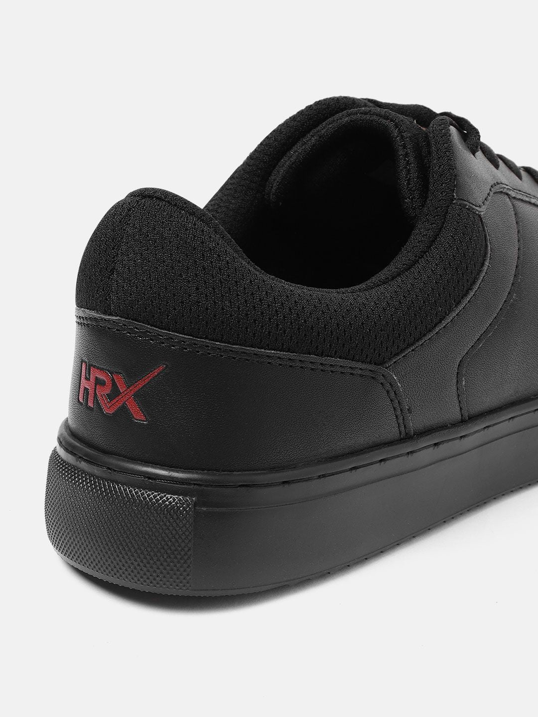 HRX by Hrithik Roshan Men Black Perforated Sneakers