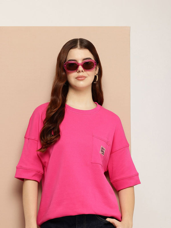 Difference of Opinion Women Oversized Drop Shoulder Ultra Soft Drapey Cotton T-Shirt