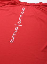 HRX By Hrithik Roshan Training Women Formula Red Rapid-Dry Solid Tshirt