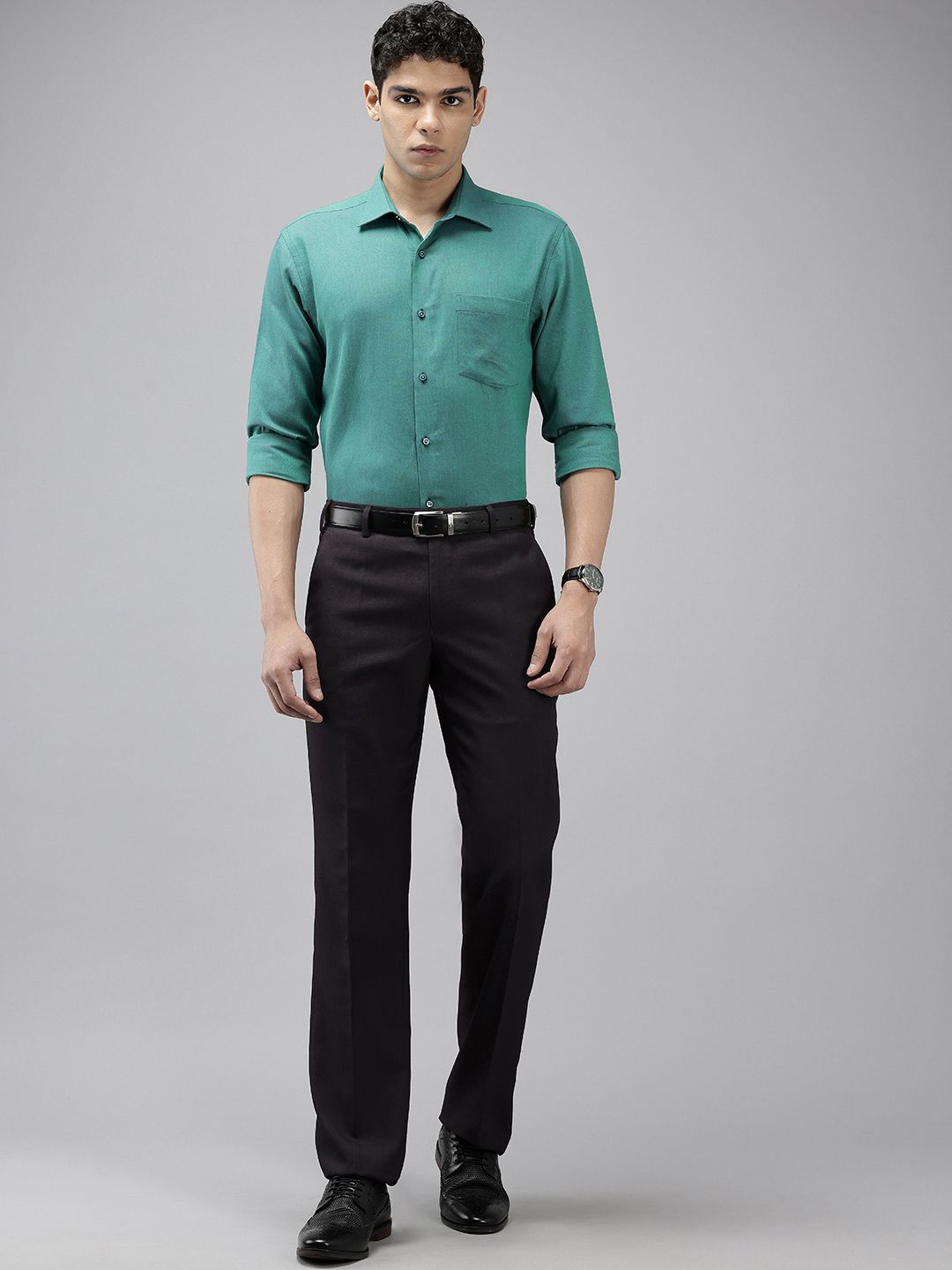 Park Avenue Men Regular Fit Formal Trousers