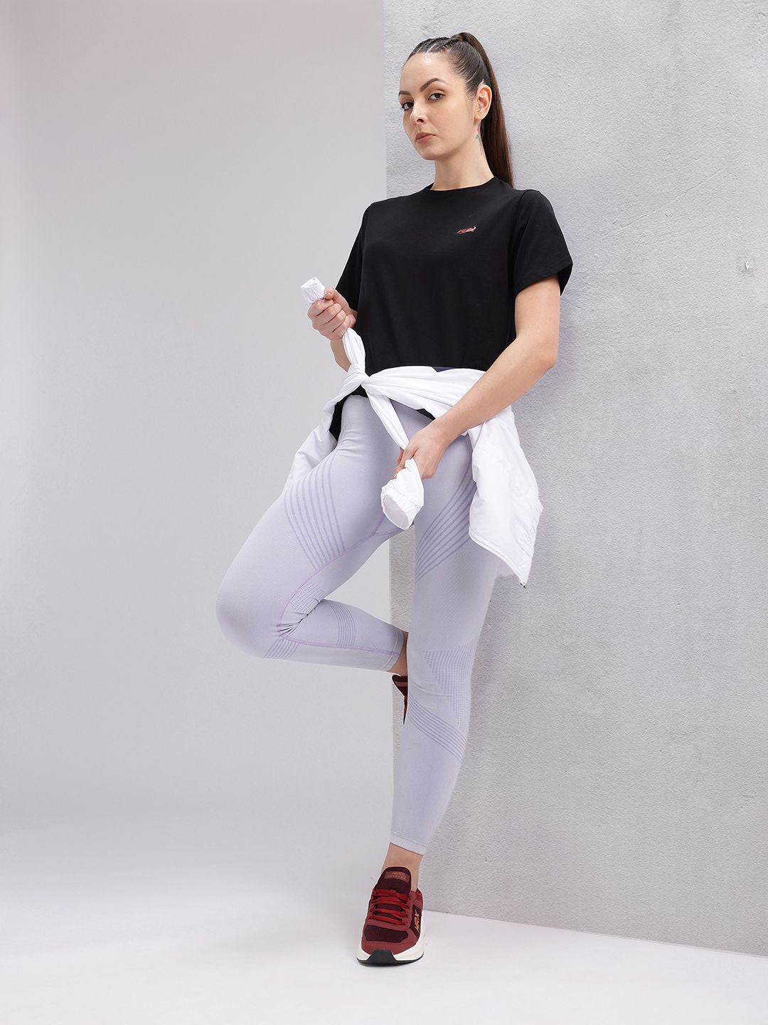 HRX by Hrithik Roshan Women Brand Logo Printed T-shirt