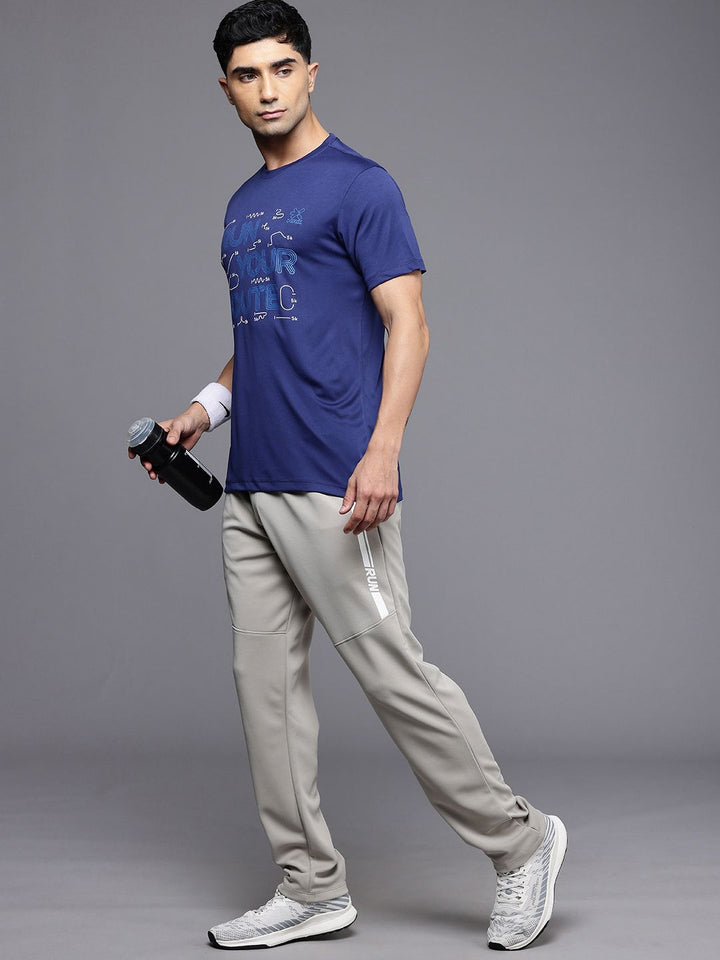HRX by Hrithik Roshan Printed Rapid Dry Antimicrobial Finish Running T-shirt