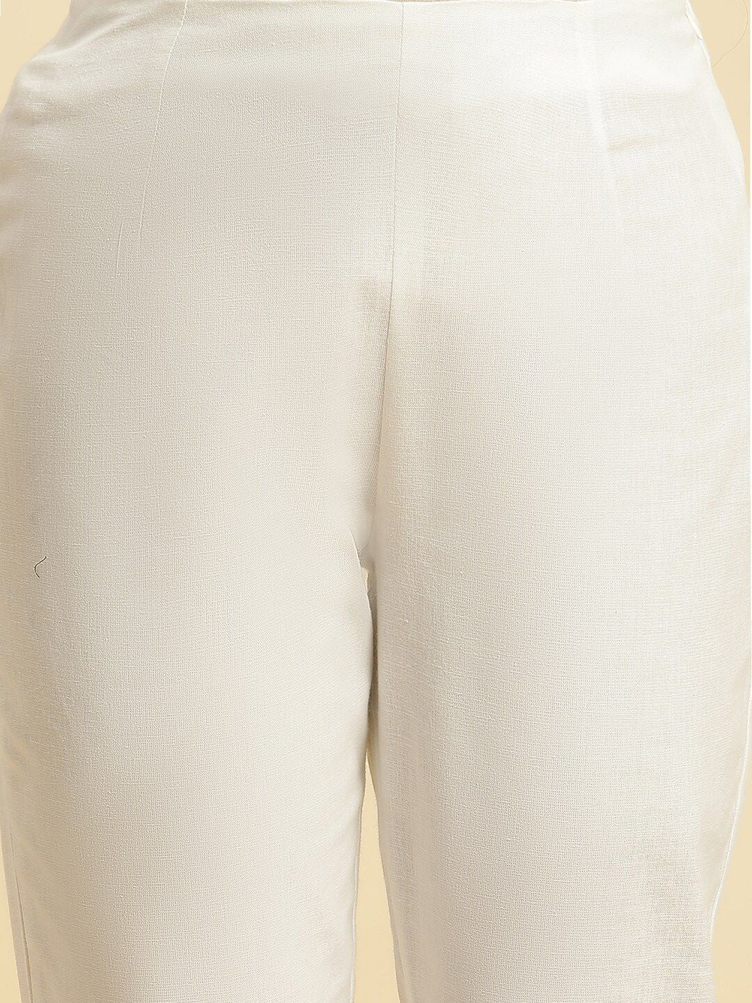 W Women Slim Fit Mid-Rise Trousers