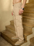 DENNISON Korean Baggy Fit Cargo Jeans