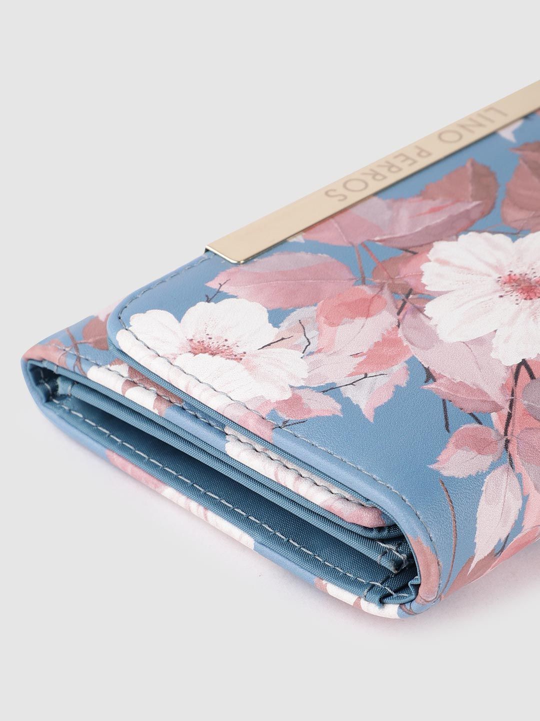Lino Perros Women Floral Printed Three Fold Wallet