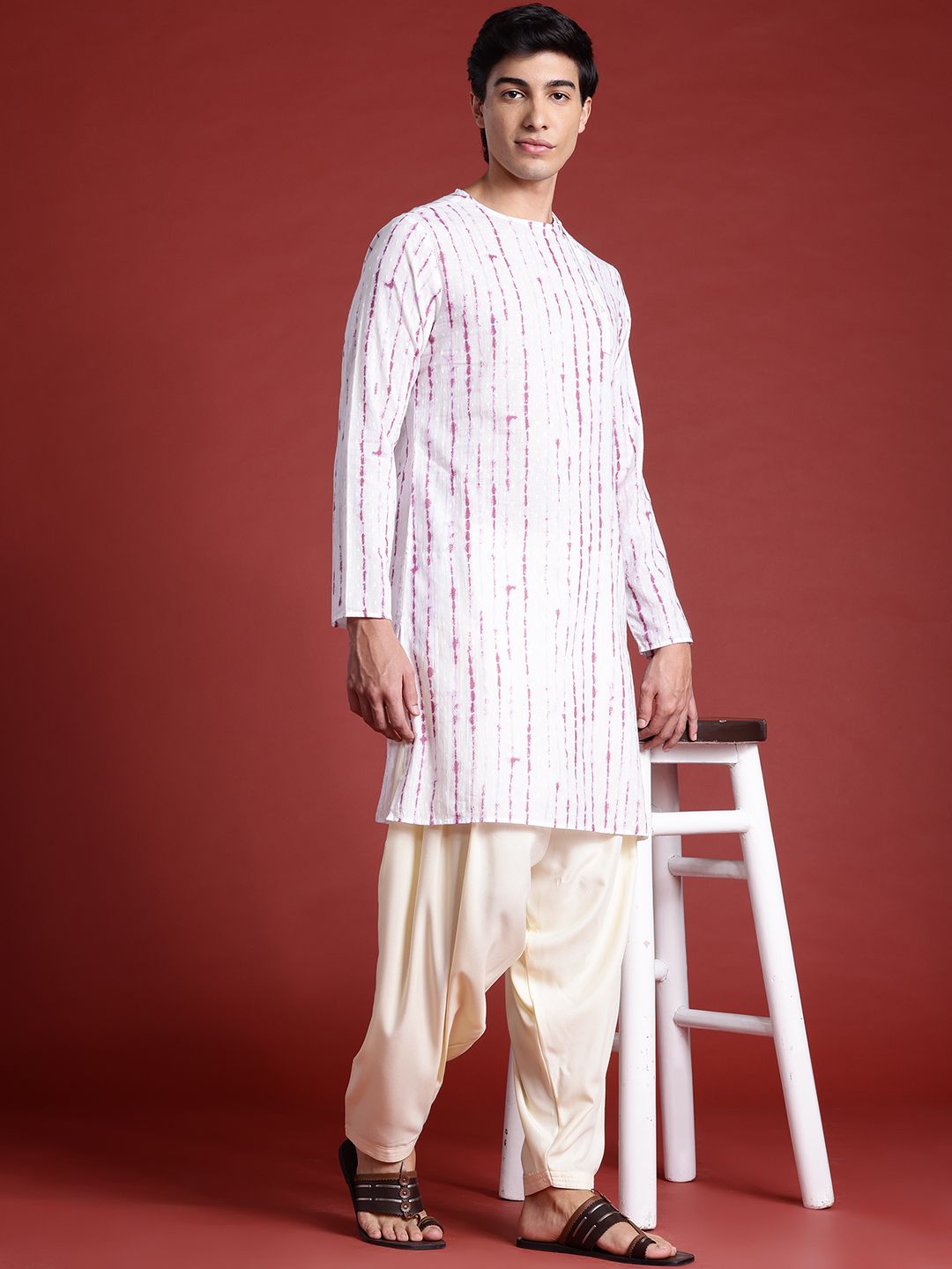 Anouk Tie & Dye Printed Kurta