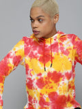 HRX By Hrithik Roshan Lifestyle Women Yellow & Pink Rapid-Dry Brand Carrier Sweatshirts