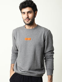 RARE RABBIT Men Velveto Sweatshirt