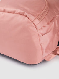 Lino Perros Women Striped Medium-Sized Backpack with Laptop Compartment 21L