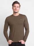 Being Human Men Brown Cotton T-shirt