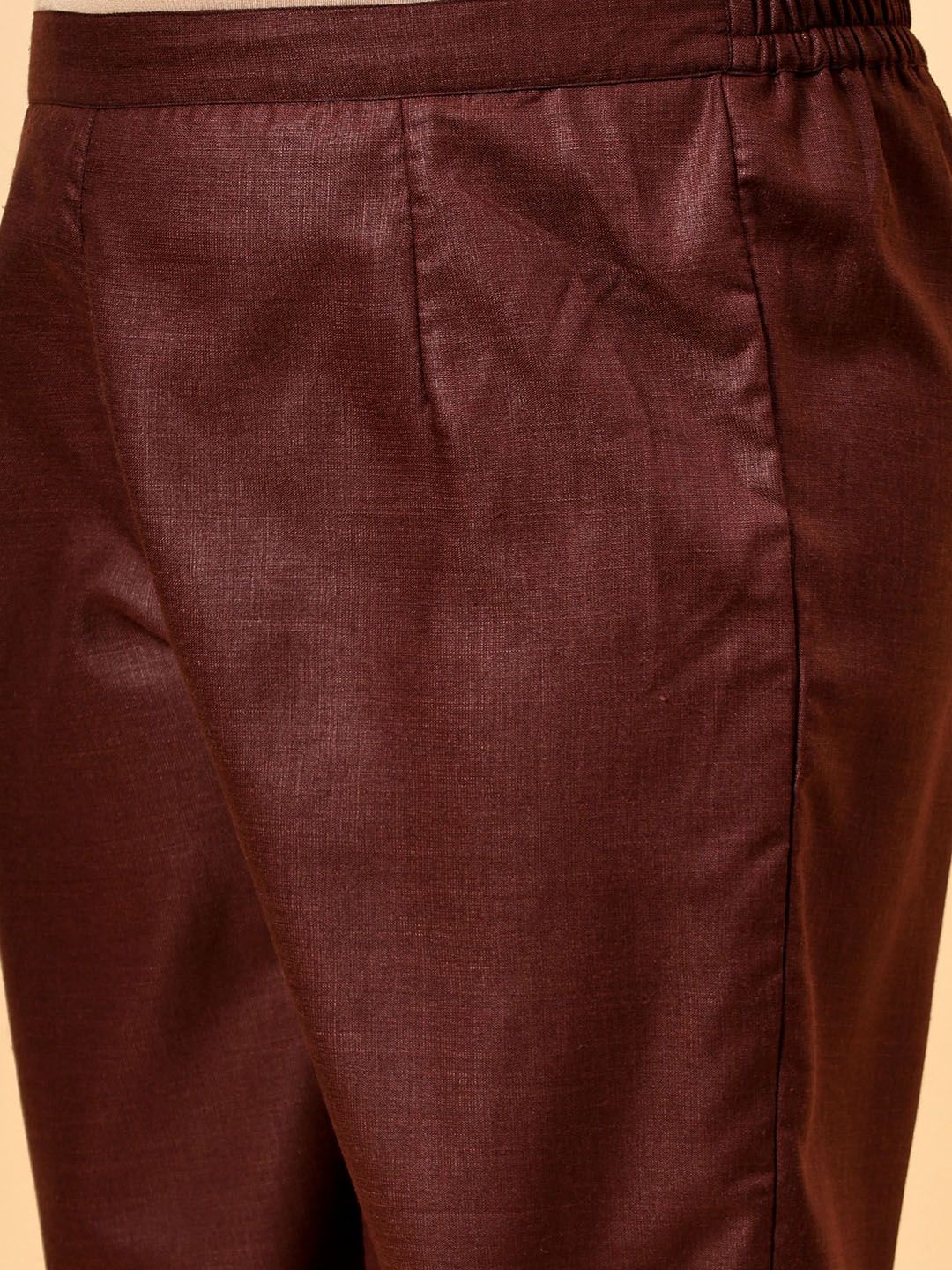 Bani Women Embroidered V Neck Tunic With Flared Palazzos Co-Ords