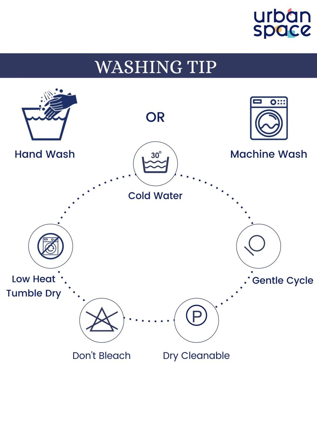 URBAN SPACE White & Black Ethnic Motifs Printed Pure Cotton 4-Seater Table Cover