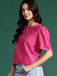 DressBerry Self-Designed Lace Inserted Top