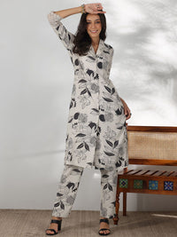 Libas Floral Printed Tunic With Trouser